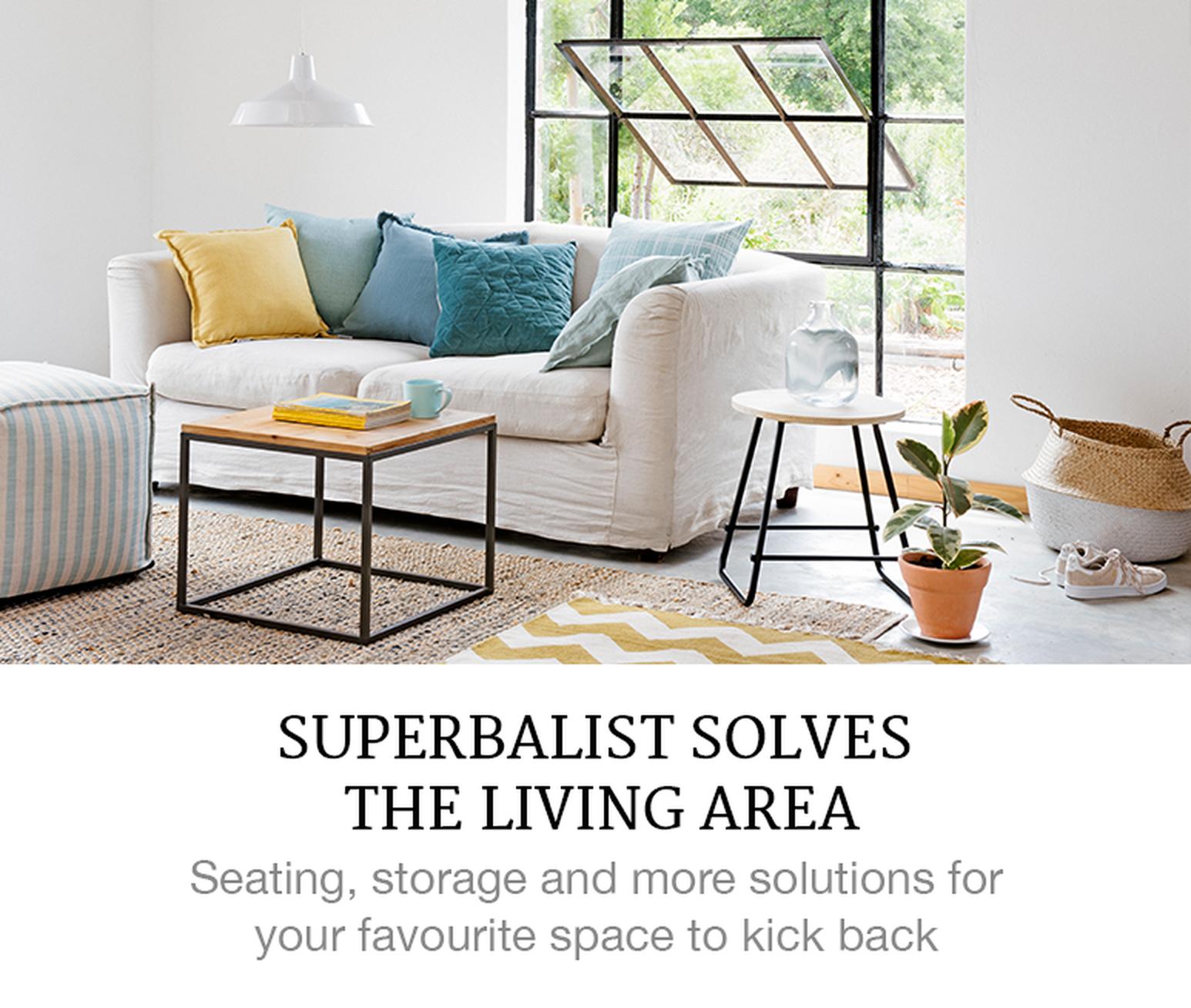 Superbalist Solves the Living Area