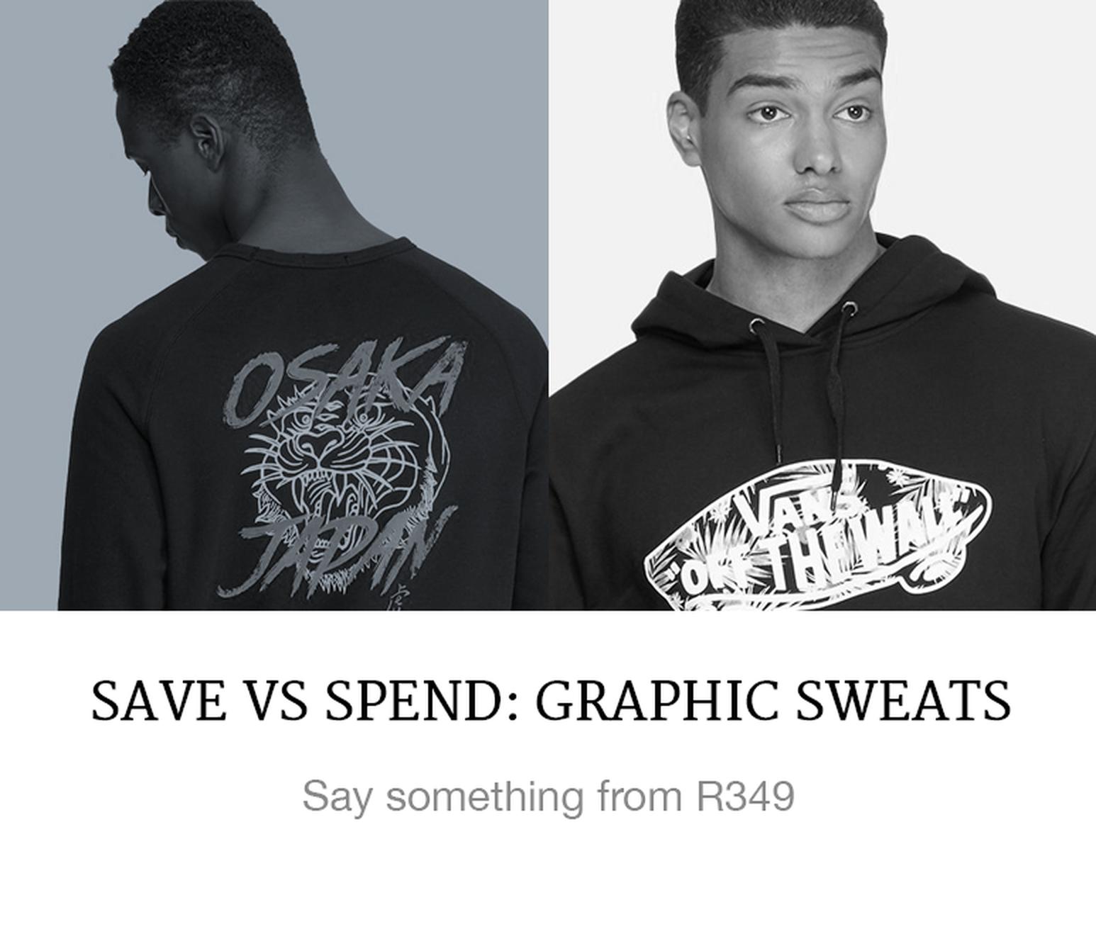 save or splurge graphic sweatshirts men's fashion superbalist blog