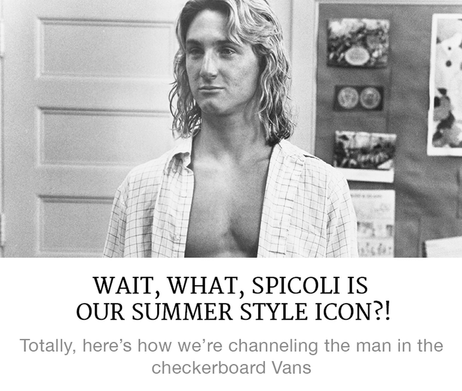 spicoli summer style icon