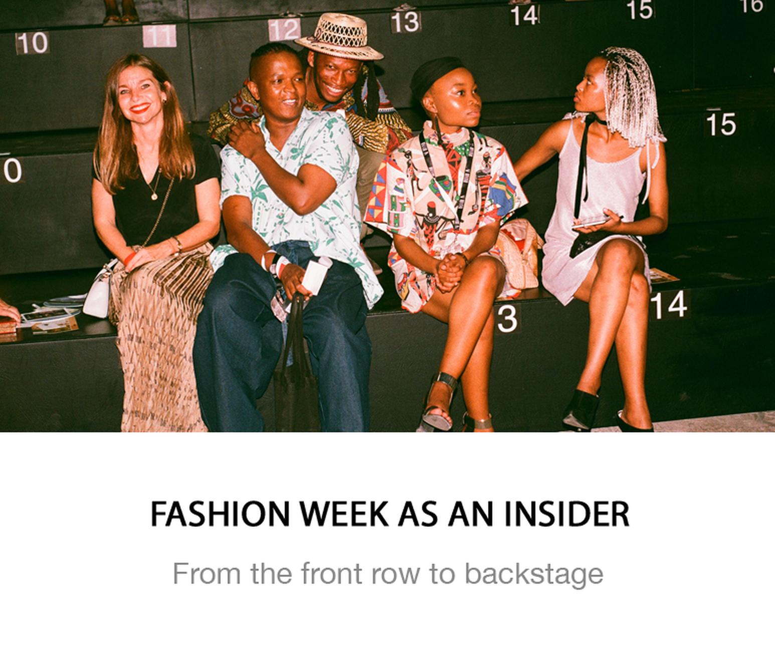 Fashion week behind the scenes