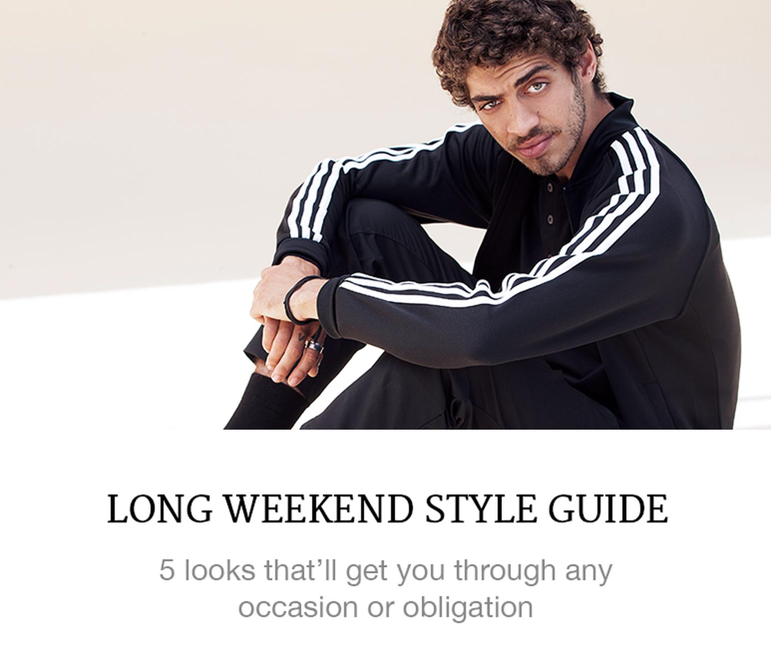 long weekend style guide menswear