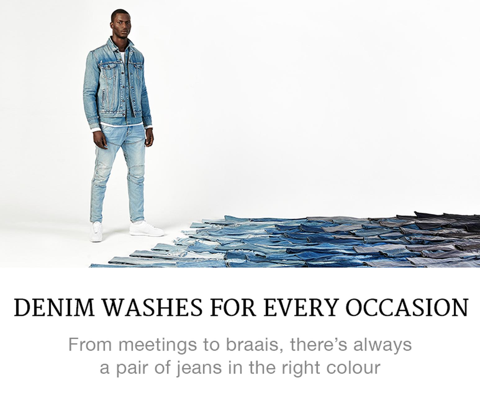 denim washes for men