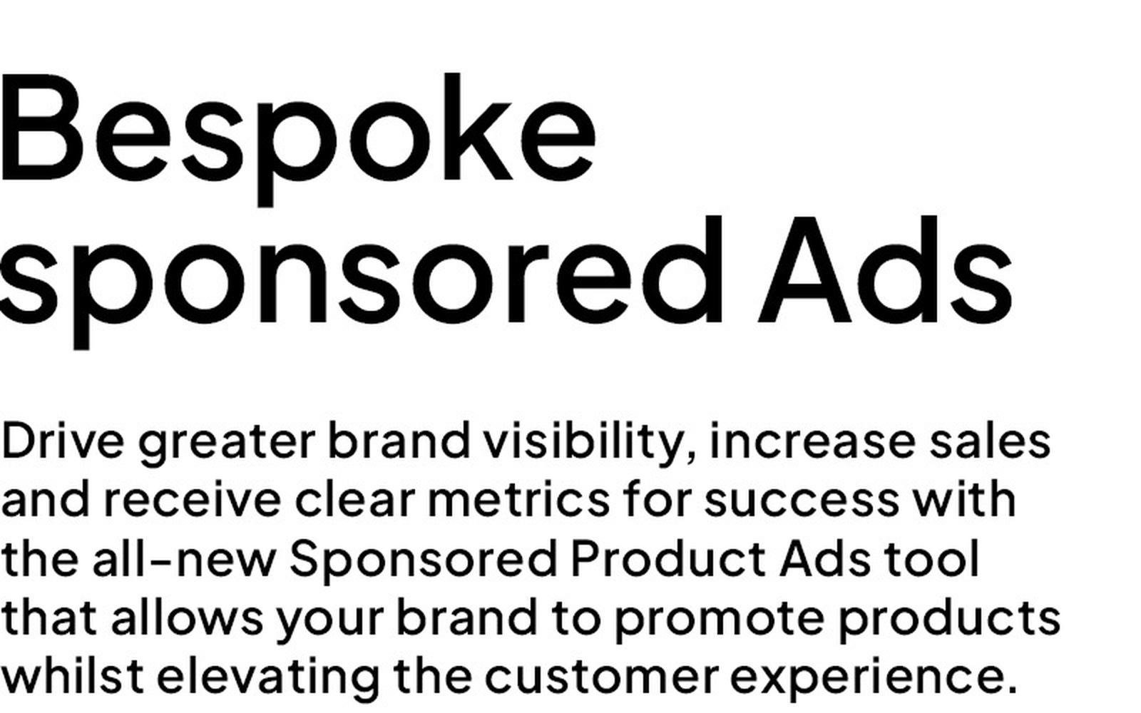 BESPOKE ADS