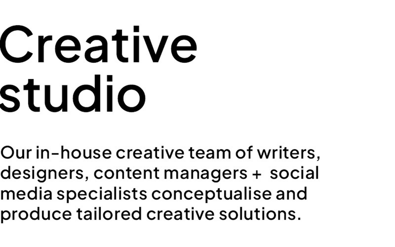 CREATIVE STUDIO
