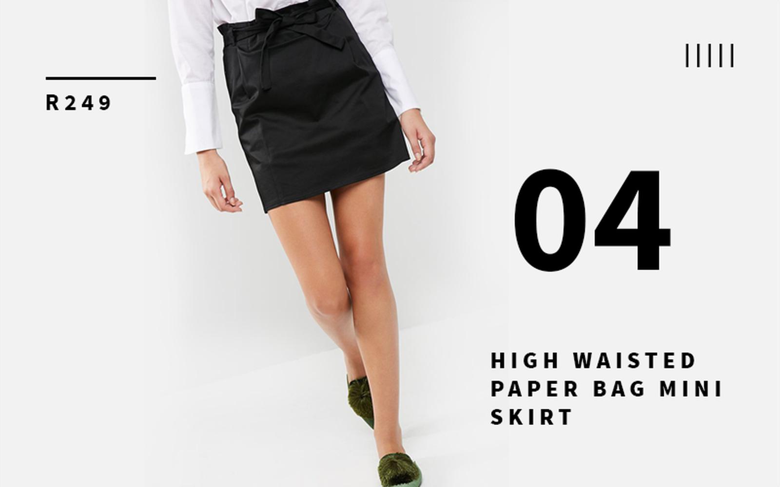 black skort