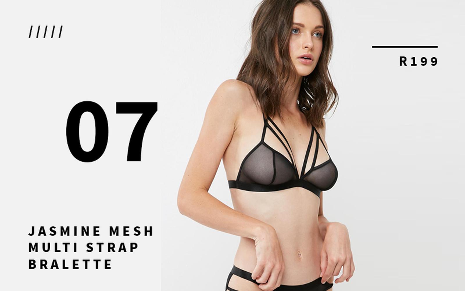 mesh lingerie set