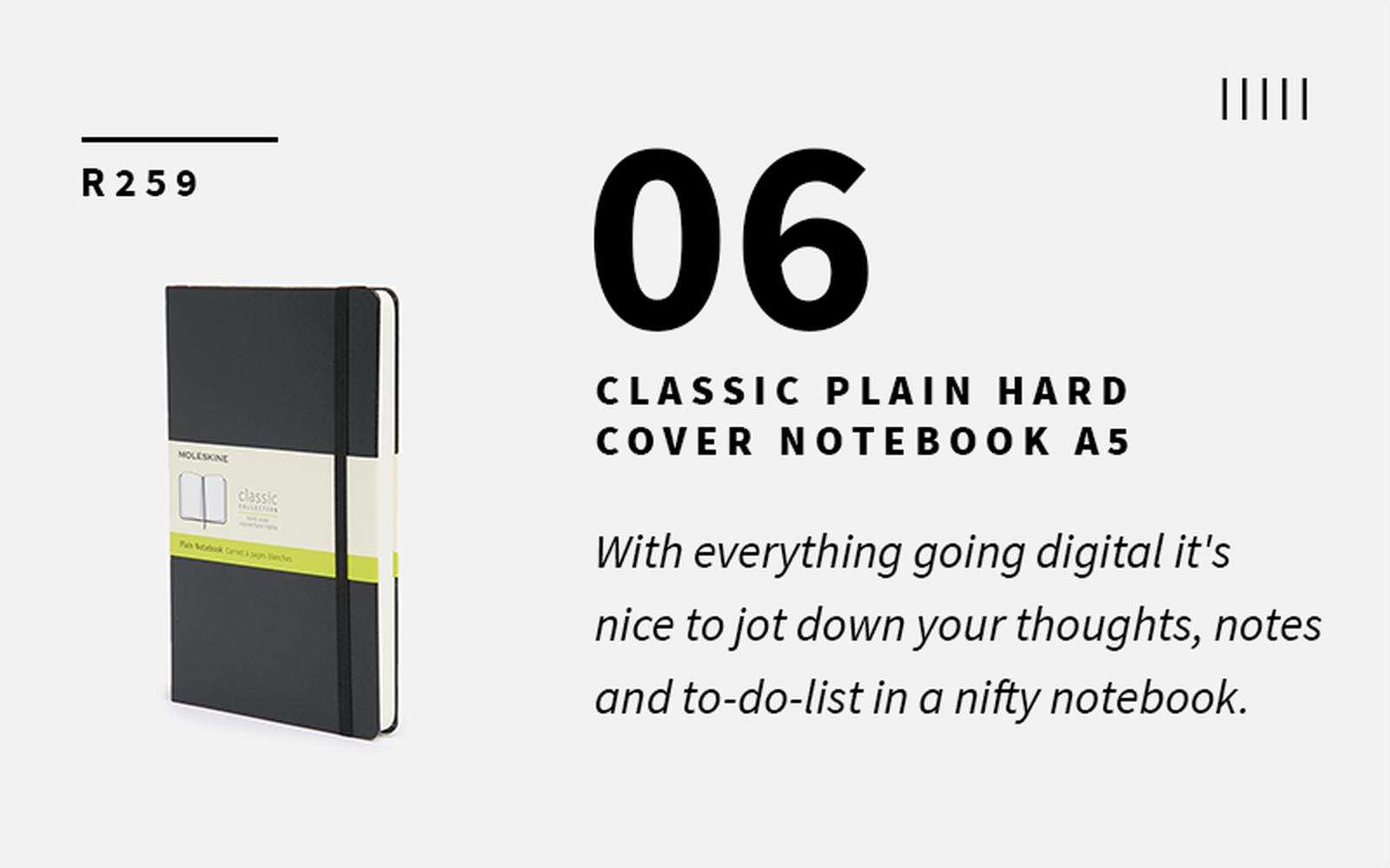 Moleskin notebook