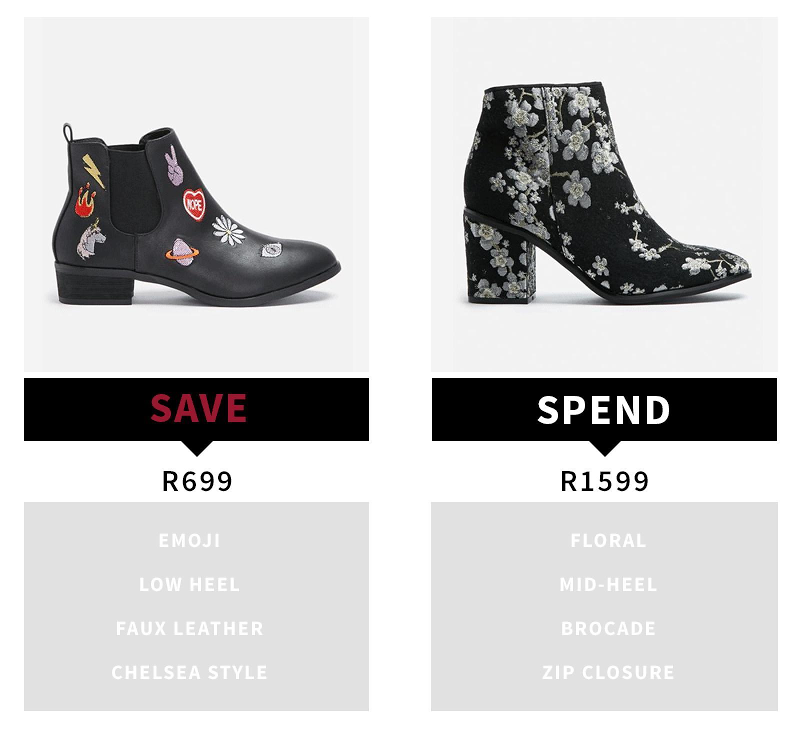 SAVE SPEND WOMENS BOOTS
