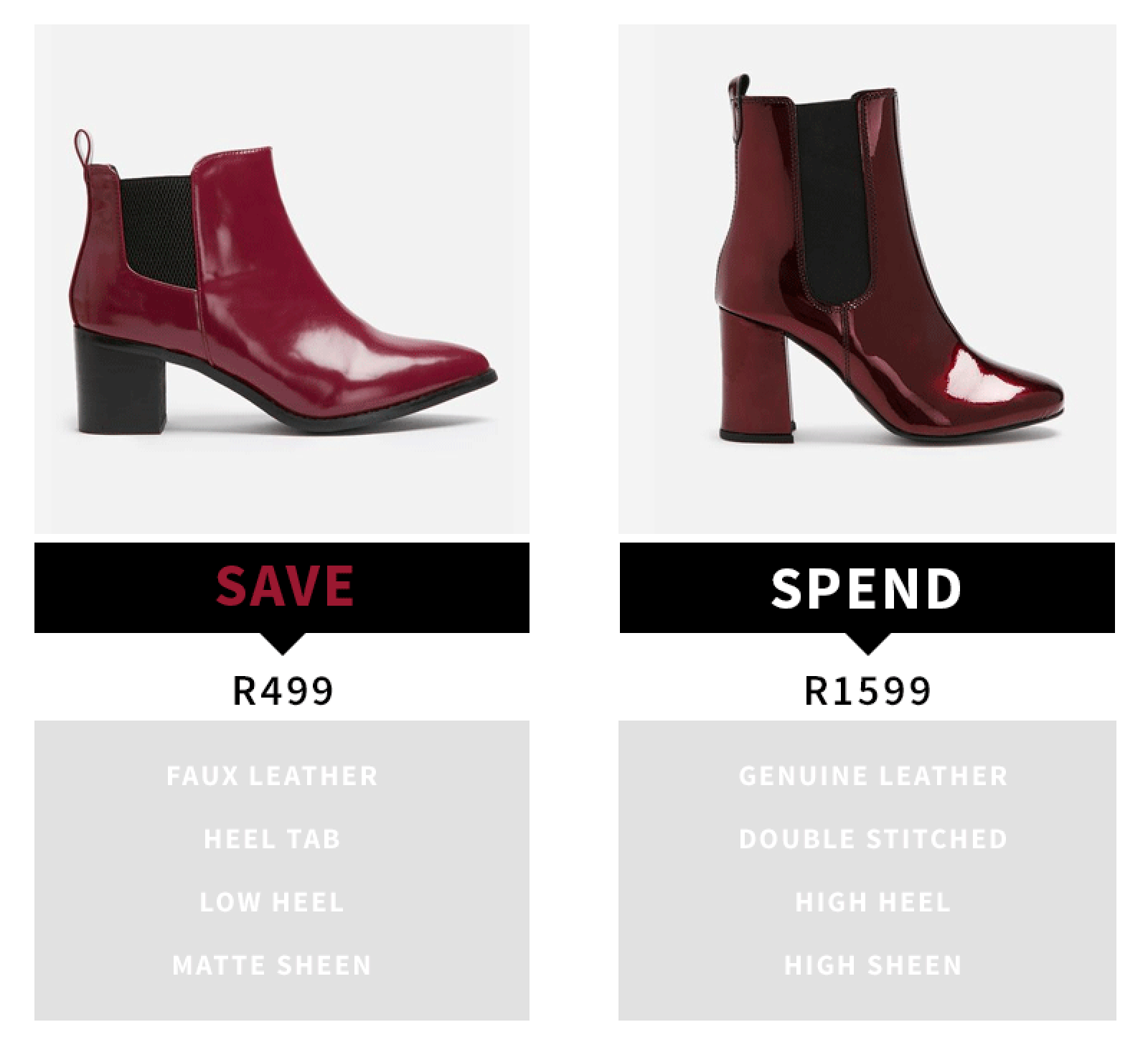 SAVE SPEND WOMENS BOOTS