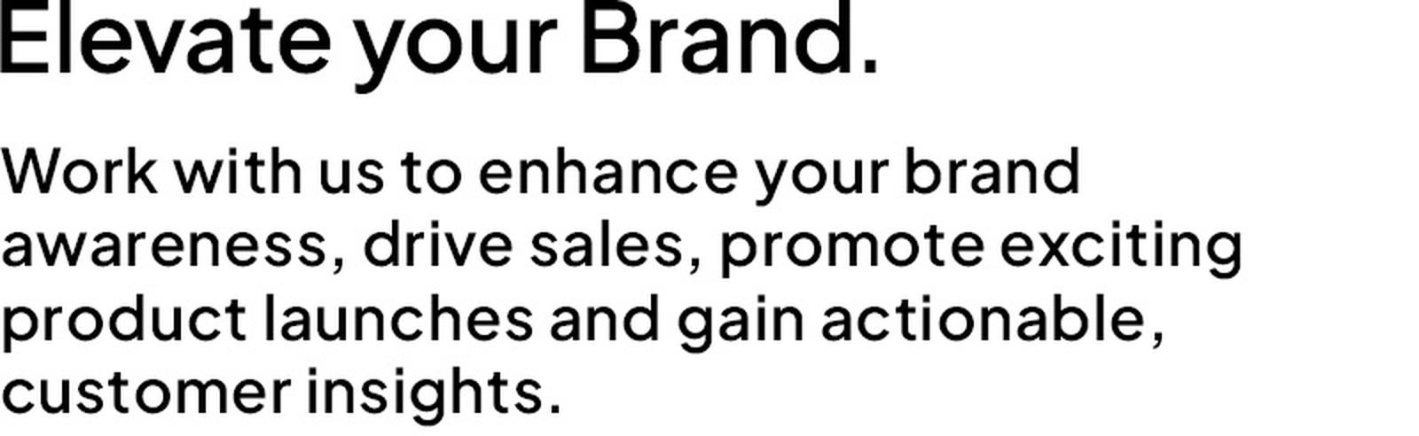 What we offer