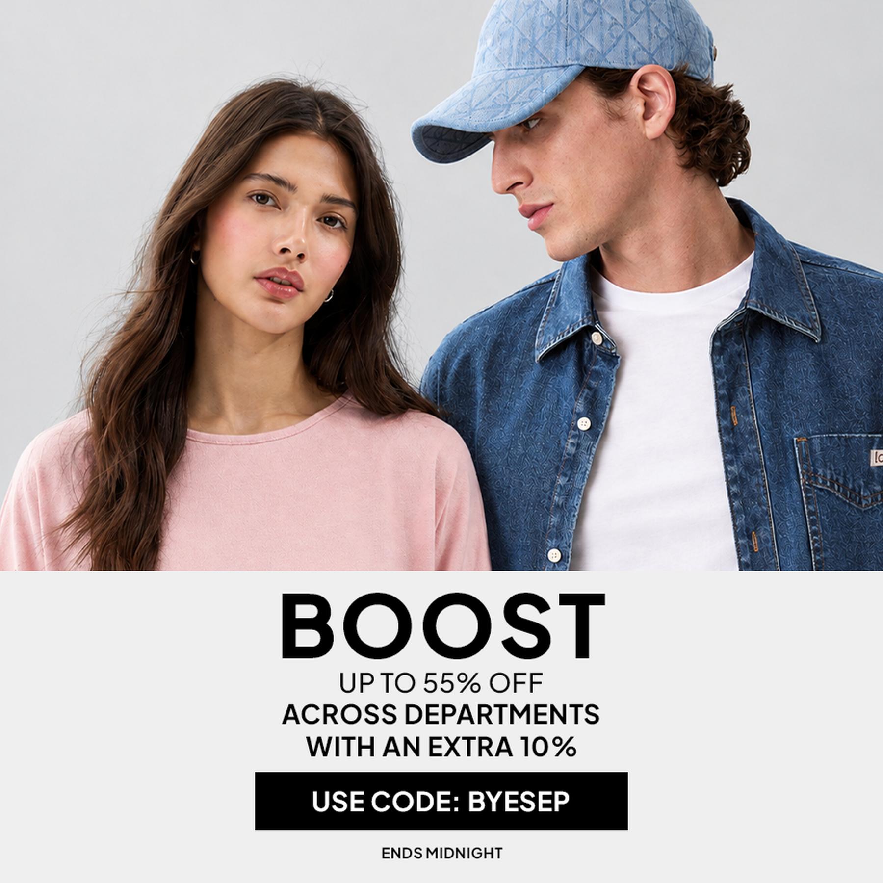 The Daily Offer: UP TO 55% off across departments.