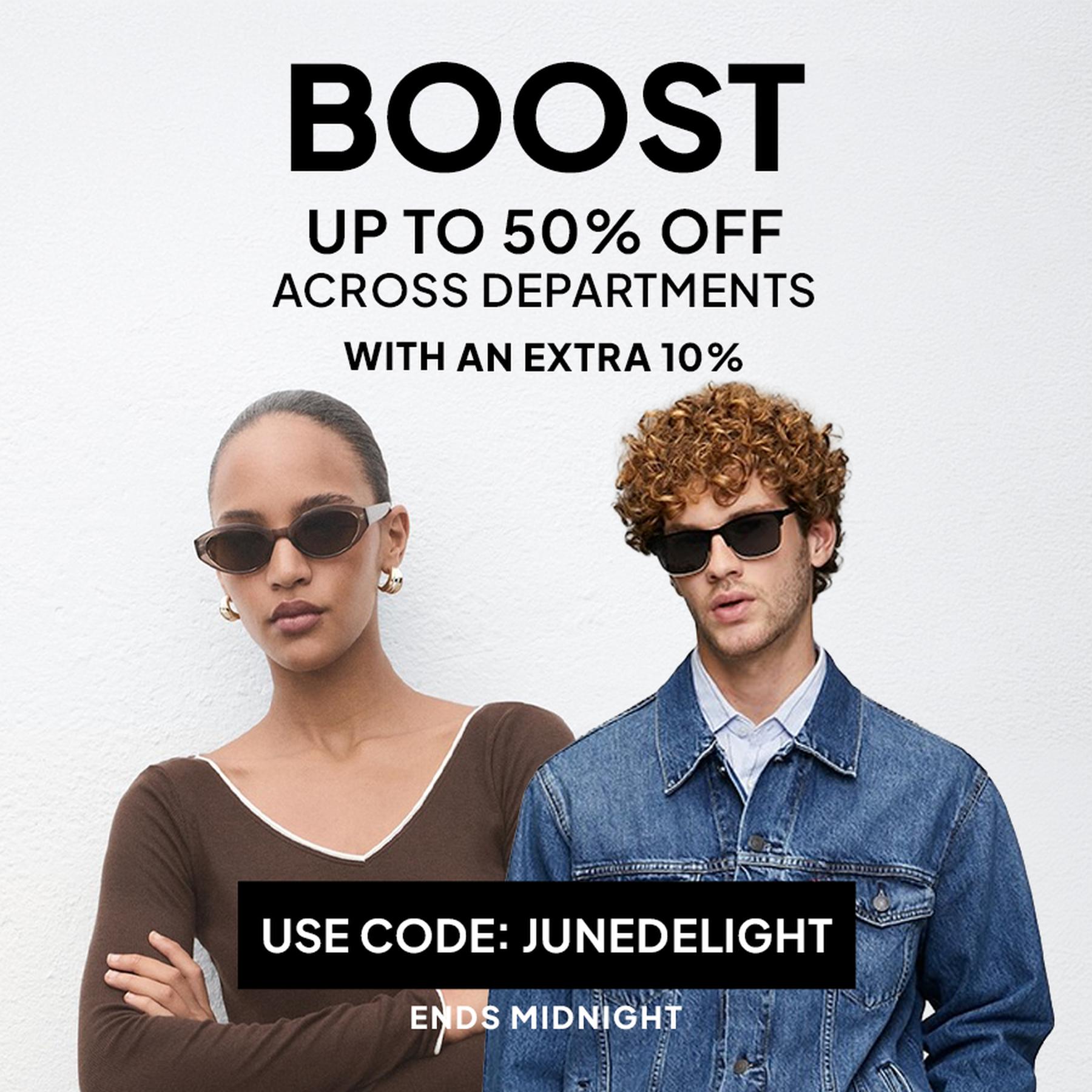 The Daily Offer: UP TO 55% off across departments.