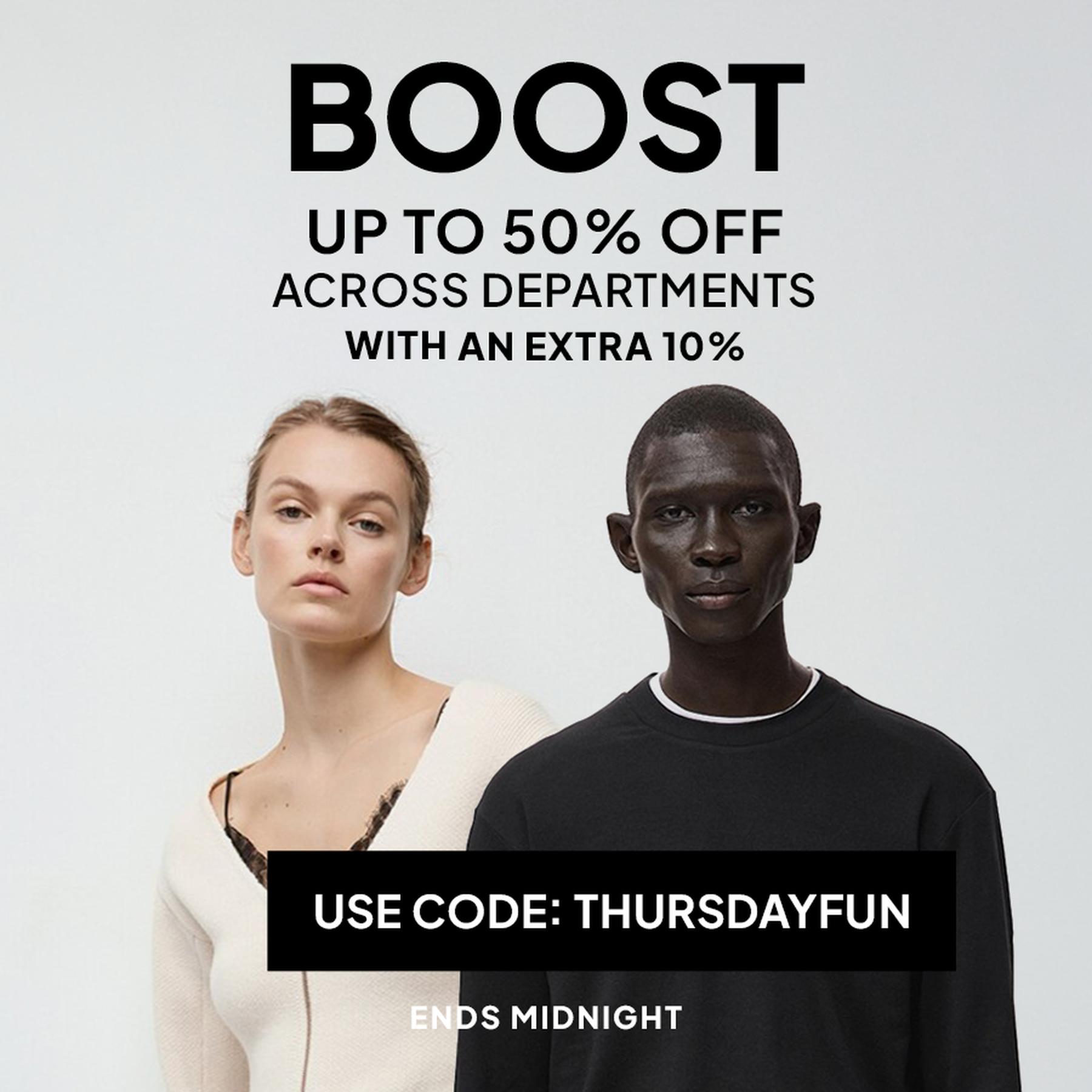 The Daily Offer: UP TO 55% off across departments.