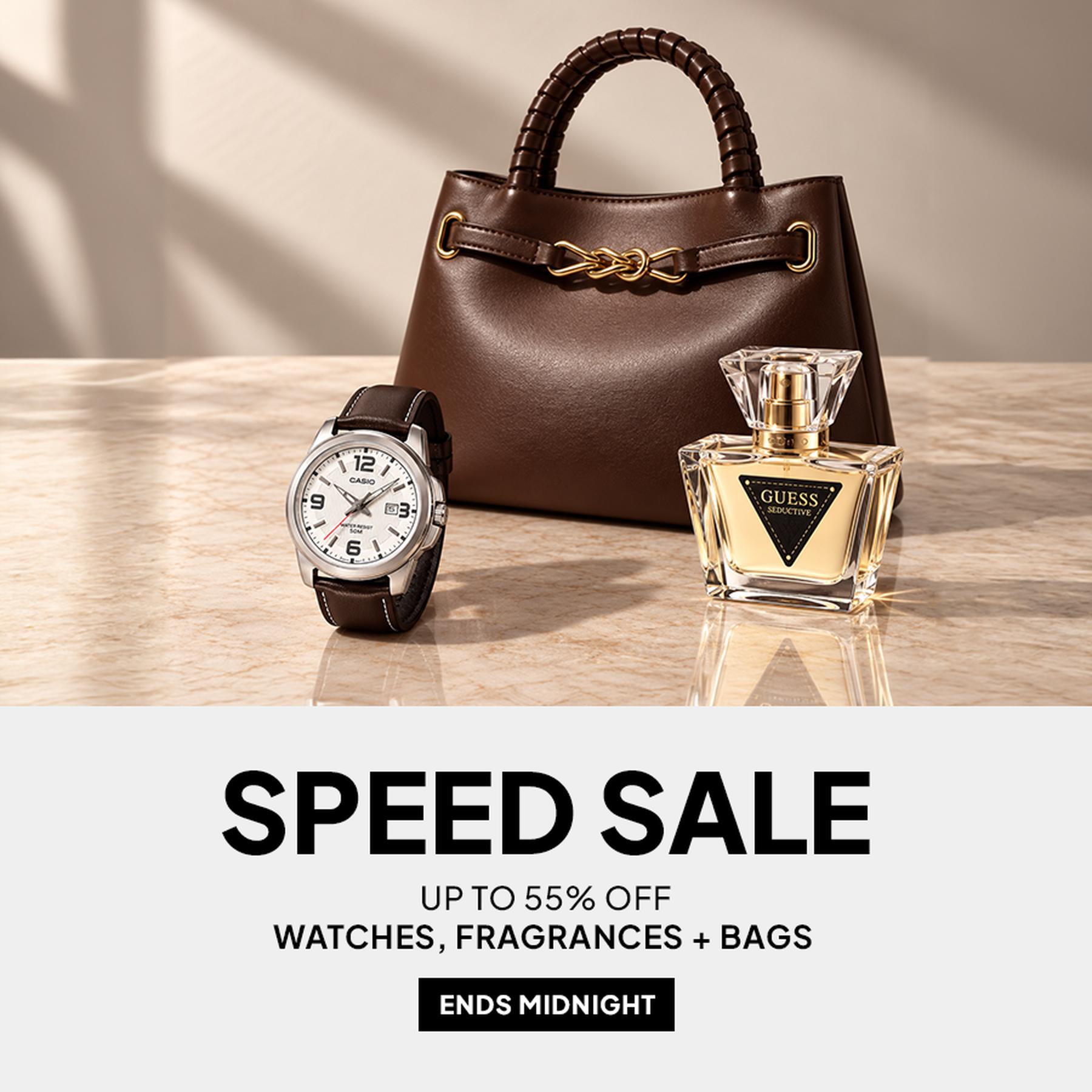 Teal promotional banner with centered white text reading “THE DAILY OFFER” and “UP TO 45% OFF TOP BRANDS.”