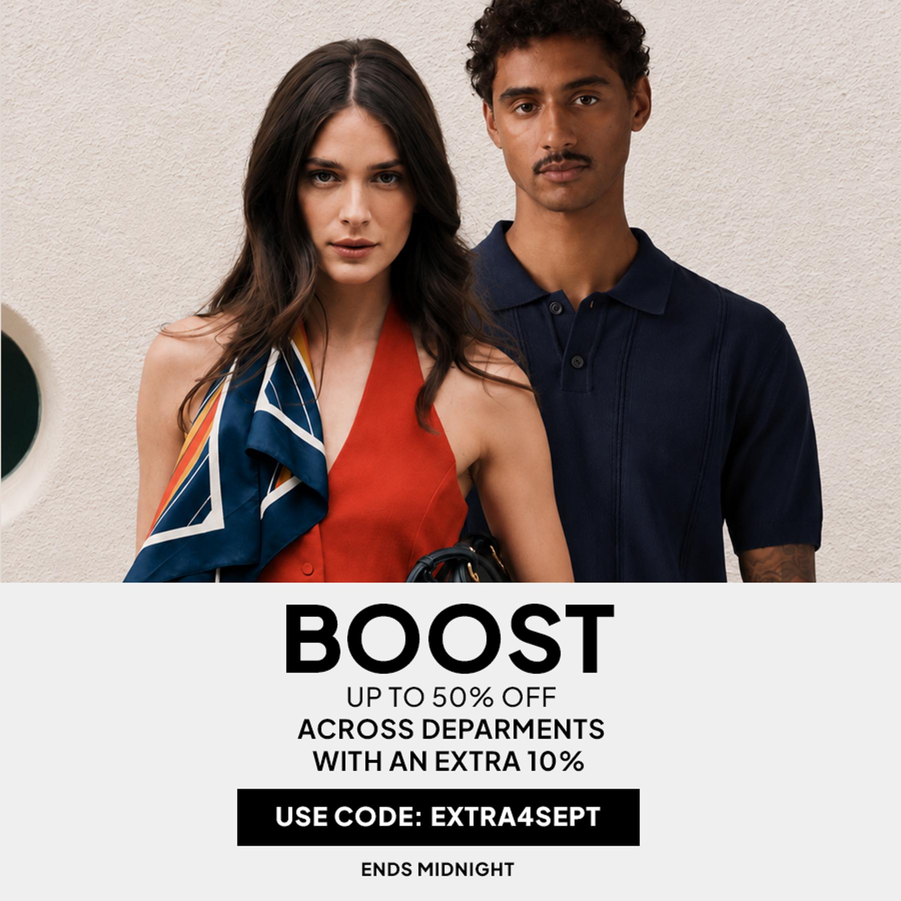 The Daily Offer: UP TO 55% off across departments.