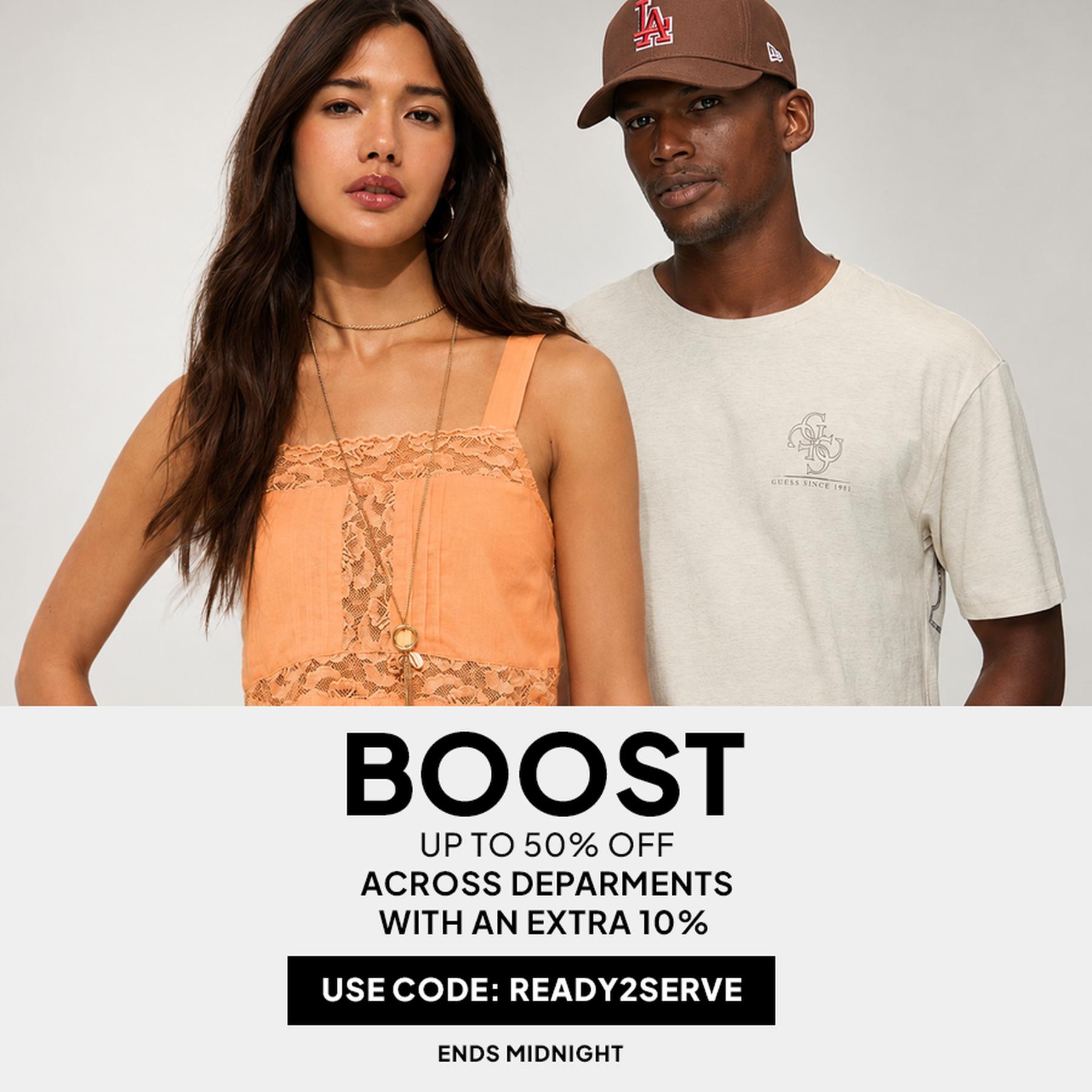 The Daily Offer: UP TO 55% off across departments.
