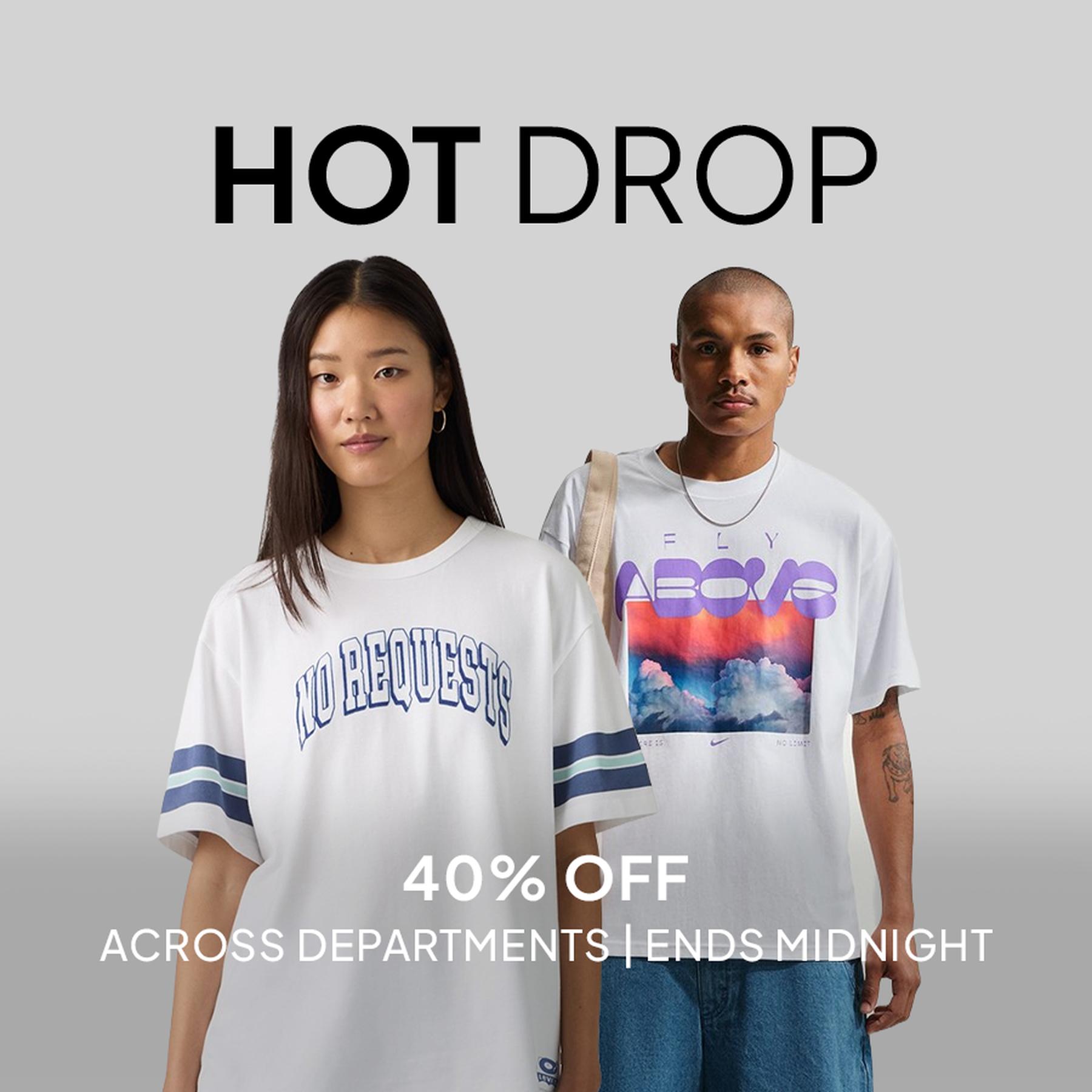 The Daily Offer: UP TO 55% off across departments.