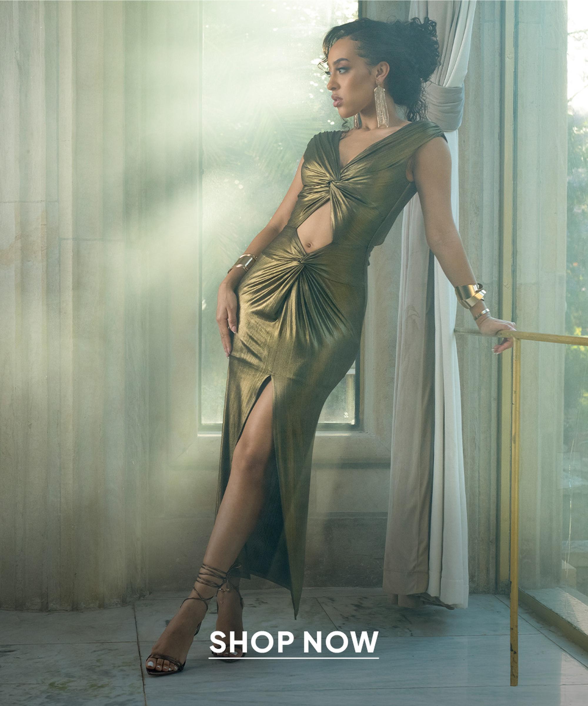 GOLD DRESS