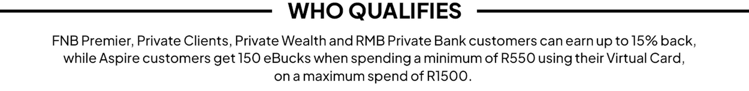 EBUCKS QUALIFY