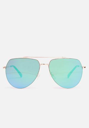 Don aviator sunglasses - blue
