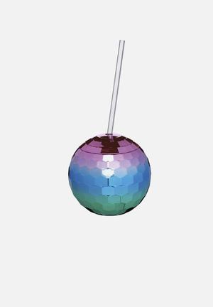 560ml Disco drinks bowl - purple & blue