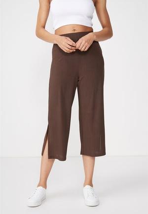 Marlee luxe culotte - brown