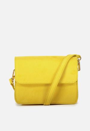 Boxy crossbody  bag - yellow