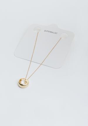 Alexina pendant necklace - gold