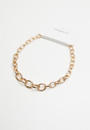 Lynn chain link necklace - gold