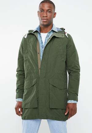 Parka jacket - green
