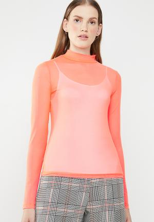 Lumo mesh tee - orange