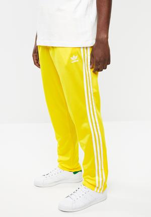 yellow adidas sweatpants
