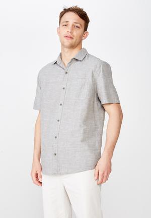 Premium short sleeve shirt - grey 