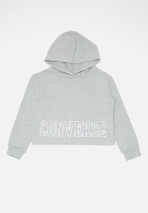 converse crop top hoodie