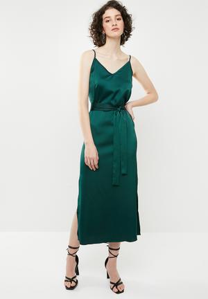 Slip dress - green