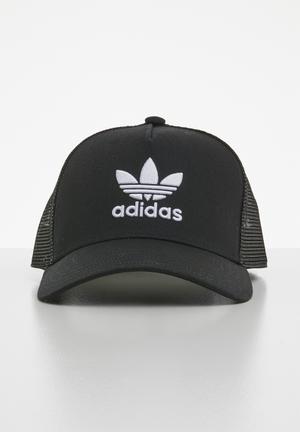 Af trucker trefoil cap - black