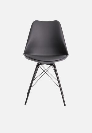 Finch dining chair - black