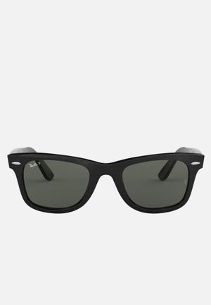 Wayfarer polarized sunglasses 50mm - black