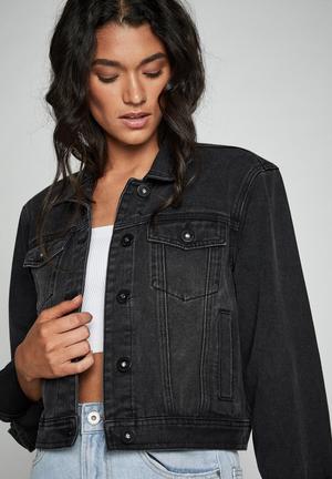 mr price black denim jackets