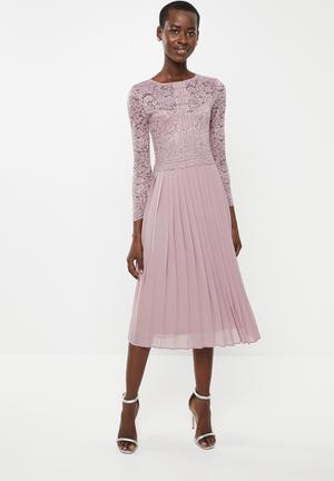 dusty pink dress edgars