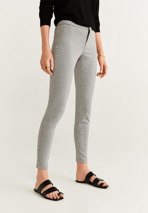 Printed leggings - grey