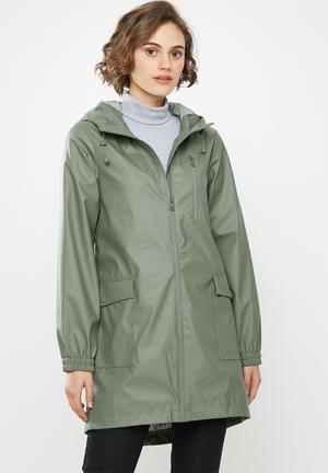 Emma raincoat - green