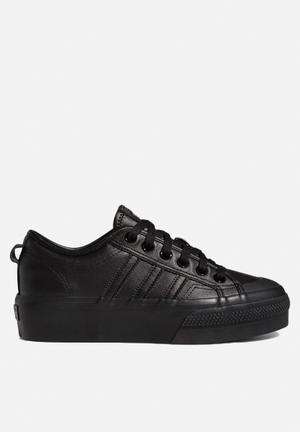 black adidas sneakers for ladies