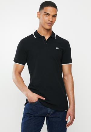 Lee Men's Polo Shirt - Black - XL