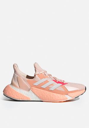 X9000l4 shoes - pink tint / cloud white / signal pink