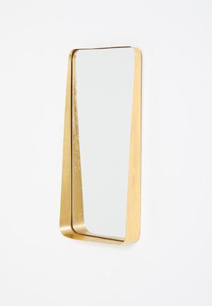 Arnett framed mirror - gold