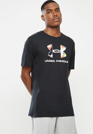 UA kazoku sportstyle logo short sleeve tee - black