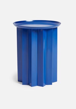 Origami side table - blue