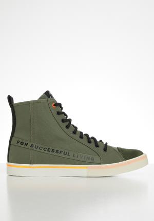 S-dvelows ml sneakers - military green/orange