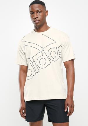 Favs graphic tee - neutral & black